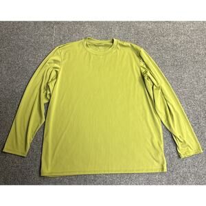 Patagonia Mens XL Capilene Long Sleeve Green Performance Shirt Outdoor Hiking